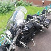 Knmaster Motosiklet Ön Cam Uzatma / Deflektör Model B Şeffaf - 6