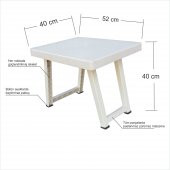 Küçük Kamp Kampçı Balıkçı Piknik Piknikçi Mangalcı Açılır Kapanır Koltukaltı Şezlong Masası Sehpası - 2