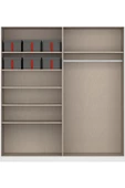 Tdesigno Almina Giyinme Dolabı - Çok Amaçlı Dolap - Gardırop 180 Cm-4 Kapaklı - 5