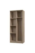 Tdesigno Açelya Giyinme Dolabı - Çok Amaçlı Dolap - Gardırop 80 Cm-2 Kapaklı - 5