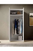 Tdesigno Ada Giyinme Dolabı - Çok Amaçlı Dolap - Gardırop 80 Cm - 3