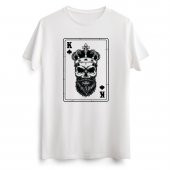 Maça Papaz İskambil Kağıdı Baskılı Tshirt - 1
