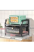 TRENDESK Metal Siyah Mutfak Tezgah Üstü Çekmeceli Organizer 35*35*26,5*14 6000 - 3