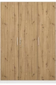 Tdesigno Almina Giyinme Dolabı - Çok Amaçlı Dolap - Gardırop 135 Cm-3 Kapaklı - 3