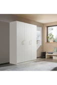 Tdesigno Almina Giyinme Dolabı - Çok Amaçlı Dolap - Gardırop 135 Cm-3 Kapaklı - 1