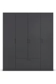 Tdesigno Alçin Giyinme Dolabı - Çok Amaçlı Dolap - Gardırop 180 Cm-4 Kapaklı-1 Çekmeceli - 3