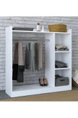 Tdesigno Ala Giyinme Dolabı - Çok Amaçlı Dolap - Gardırop 120 Cm Açık Giyinme Dolabı thumbnail 1