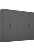Tdesigno Aleyna Giyinme Dolabı - Çok Amaçlı Dolap - Gardırop 225 Cm-5 Kapaklı - 3