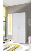 Tdesigno Giyinme Dolabı - Çok Amaçlı Dolap - Gardırop 80 cm Beyaz - 3
