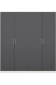 Tdesigno Almina Giyinme Dolabı - Çok Amaçlı Dolap - Gardırop 180 Cm-4 Kapaklı - 3