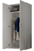 Tdesigno Ada Giyinme Dolabı - Çok Amaçlı Dolap - Gardırop 80 Cm - 6
