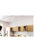 Tdesigno Mısra Üst Mutfak Dolabı 260 Cm - 3