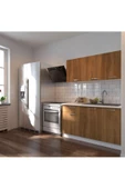 Tdesigno Inci Hazır Mutfak Dolabı 140 Cm - Tezgah Dahil Değil - Ceviz thumbnail 1