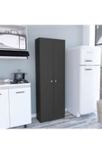 Tdesigno Mez Çok Amaçlı Dolap,5 Raflı, 2 Kapaklı Mutfak Dolabı Kiler Dolabı Banyo Dolabı - 2