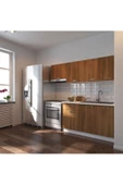 Tdesigno Ceviz Miray Hazır Mutfak Dolabı 200 cm - 1