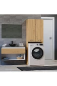 Tdesigno Ruken  Banyo Dolabı-Çok Amaçlı-Çamaşır Makinesi Dolabı - 1