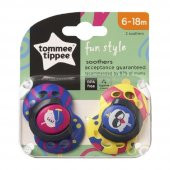 Tommee Tippee Fun Style 2 Li Emzik 6-18 Ay Desenli - 1