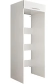 Tdesigno Hane Banyo Dolabı-Çok Amaçlı-Çamaşır Makinesi Dolabı Beyaz - 3
