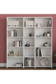 Tdesigno Oyku Kitaplık 130 cm Beyaz - 1
