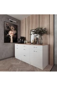 Tdesigno Ahsen Mutfak Çekmeceli Alt Modül 180 Cm Beyaz Tezgah Dahil - 3