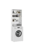 Tdesigno Pamir Banyo Dolabı-Çok Amaçlı-Çamaşır Makinesi Dolabı-Wc Üstü Dolap - 2