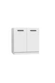 GC Arya 2 Kapaklı Mutfak Alt Modül Çok Amaçlı Dolap 80 cm Beyaz - 1