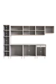 Tdesigno Yasmin Hazır Mutfak Dolabı Kiler Dahil 320cm–ceviz– Tezgah Dahil Değil - 5