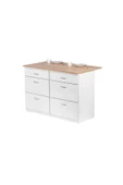 Tdesigno Şans Mutfak Adası 6 Çekmeceli Alt Modül 100 cm Tezgah Dahil thumbnail 1