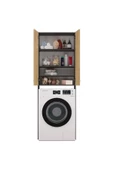 Tdesigno Ruken  Banyo Dolabı-Çok Amaçlı-Çamaşır Makinesi Dolabı - 2