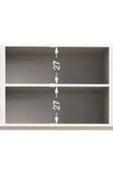 Tdesigno Asia Mutfak Üst Modül 80 Cm Antrasit - 2
