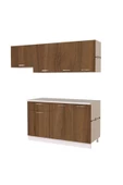Tdesigno Ceviz Miray Hazır Mutfak Dolabı 200 cm - 3