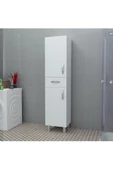 GC Tudor Banyo Boy Dolabı-çok Amaçlı Dolap-kiler Dolabı 40 Cm Beyaz - 1