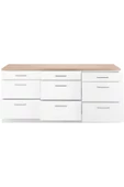 Tdesigno Arita Mutfak Çekmeceli Alt Modül 180 cm Beyaz Tezgah Dahil thumbnail 1