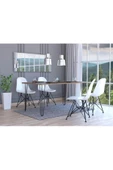 Tdesigno AFİL YEMEK MASASI 80x160 - 2