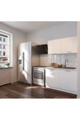 Tdesigno Ela Hazır Mutfak Dolabı 120 Cm - Tezgah Dahil Değil Beyaz thumbnail 1