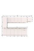 Tdesigno Turna Hazır Mutfak Dolabı Kiler Dahil 320cm- thumbnail 4
