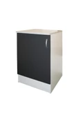 Tdesigno Asia Mutfak Alt Modül 60 Cm Antrasit Tezgah Dahil - 1