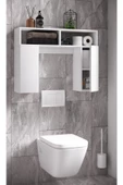 Tdesigno Uhde Klozet Arkası-Üstü-Banyo Dolabı-Çok Amaçlı - 1