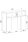 Tdesigno Uhde Klozet Arkası-Üstü-Banyo Dolabı-Çok Amaçlı - 4