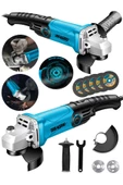 Dragro Alman 4000 Watt Devir Ayarli  Çift Metal Dişli Şanzuman Demir Metal Kesme Taşlama Makinesi 125 Mm - 1