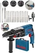 Dragro 4200 Watt Kırıcı Delici 5.0 J- Metal Dişli Şanzuman Hilti Darbeli +1 5 Uç 28 mm - 1