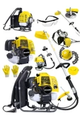 Dragro Alman 20 Hp Sırt Tipi Benzinli Motorlu Ot Çalı Tırpanı Çim Biçme Makinesi - 1