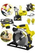 Dragro Alman Pro 4200 Watt Lazerli Bakir Sargili Metal Şanzuman Sunta Kesme Daire Testere Makinesi 185 Mm - 1