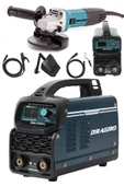 Dragro Germany Technology Çift Kartlı 200 Amper Invertör Kaynak Makinası-lacivert-3000w Taşlama 2li Set - 1