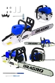 Dragro Germany Benzinli Testere 9.9 Hp Ağaç Odun Dal Kesme Makinesi Motorlu Testere-drg-9900 - 1