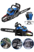Dragro Alman Tf 9.9 Çelik Şanzuman Benzinli Testere Ağaç Odun Dal Kesme Makinesi 50 Cm Pala - 1