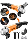 Dragro Alman 4000 Watt Devir Ayarli  Çift Metal Dişli Şanzuman Demir Metal Kesme Taşlama Makinesi 125 Mm - 1
