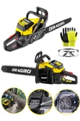 Dragro Alman Tf 9.9 Çelik Şanzuman Benzinli Testere Ağaç Odun Dal Kesme Makinesi 50 Cm Pala - 1