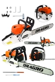 Dragro  Germany Benzinli Testere 9.9 Hp Ağaç Odun Dal Kesme Makinesi Motorlu Testere-drg-9900 - 1