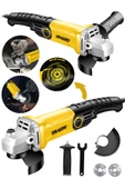Dragro Alman 4000 Watt Devir Ayarli  Çift Metal Dişli Şanzuman Demir Metal Kesme Taşlama Makinesi 125 Mm - 1